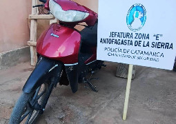 Incautaron una motocicleta en Antofagasta de la Sierra