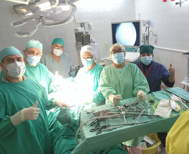 El Hospital de Tinogasta realizó la primera cirugía videolaparoscópica