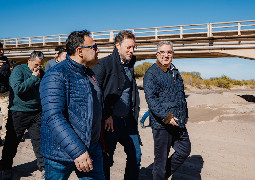Avanza la refacción del Puente La Puntilla, una infraestructura clave para Belén